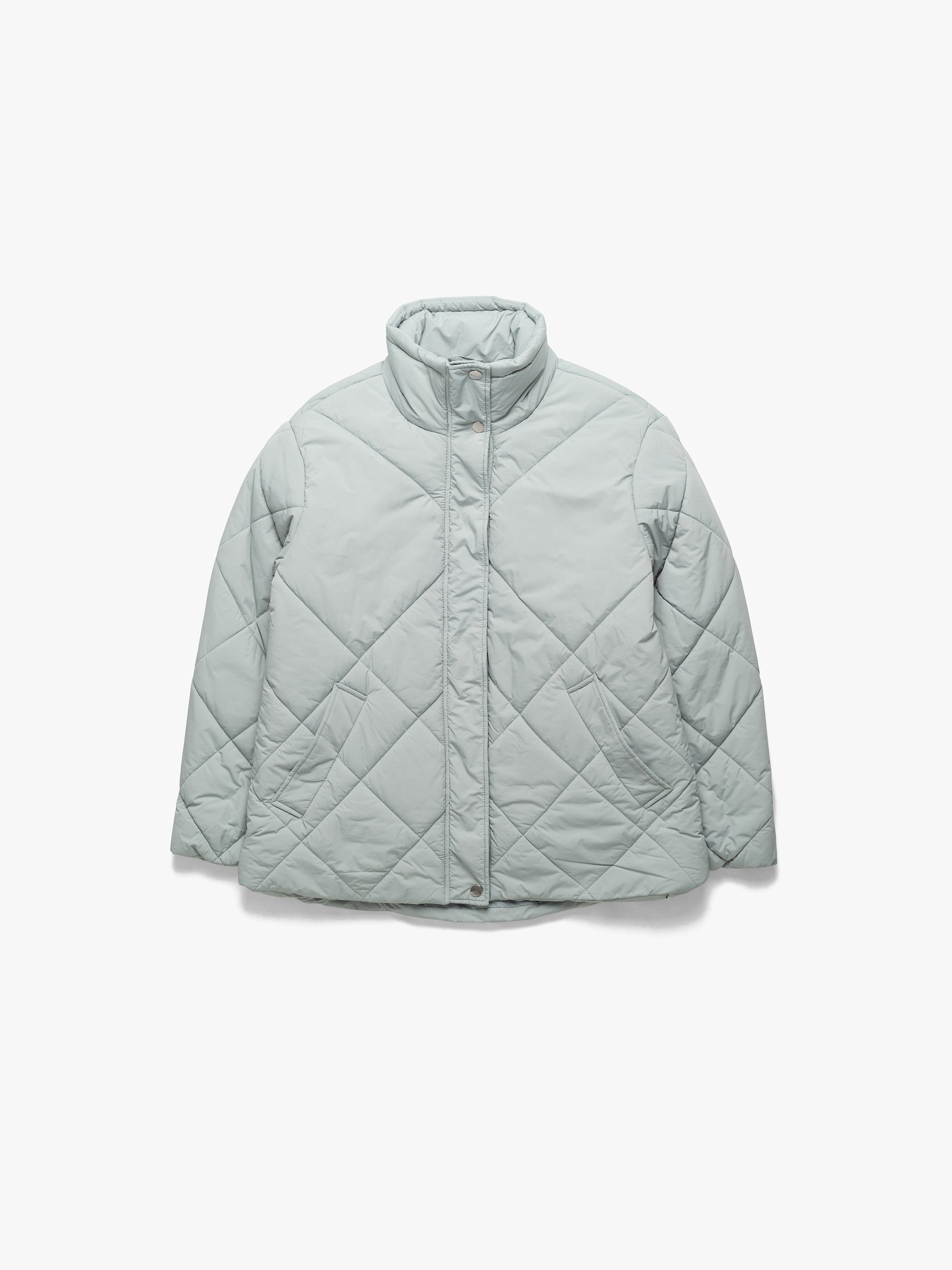 Women's Jacket In Fog - BROOKLYN INDUSTRIES