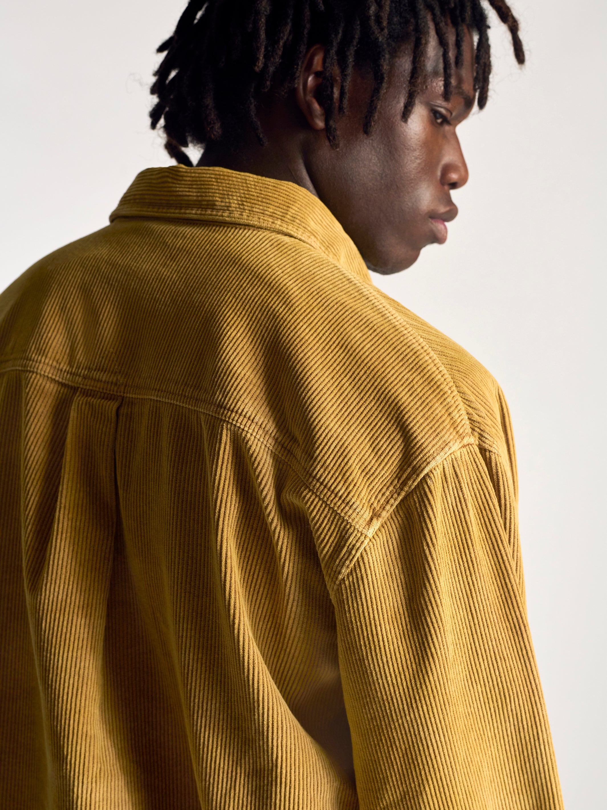 Men's Corduroy Overshirt In Wood Thrush - BROOKLYN INDUSTRIES