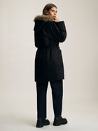 Women's Hooded Parka in Black - BROOKLYN INDUSTRIES
