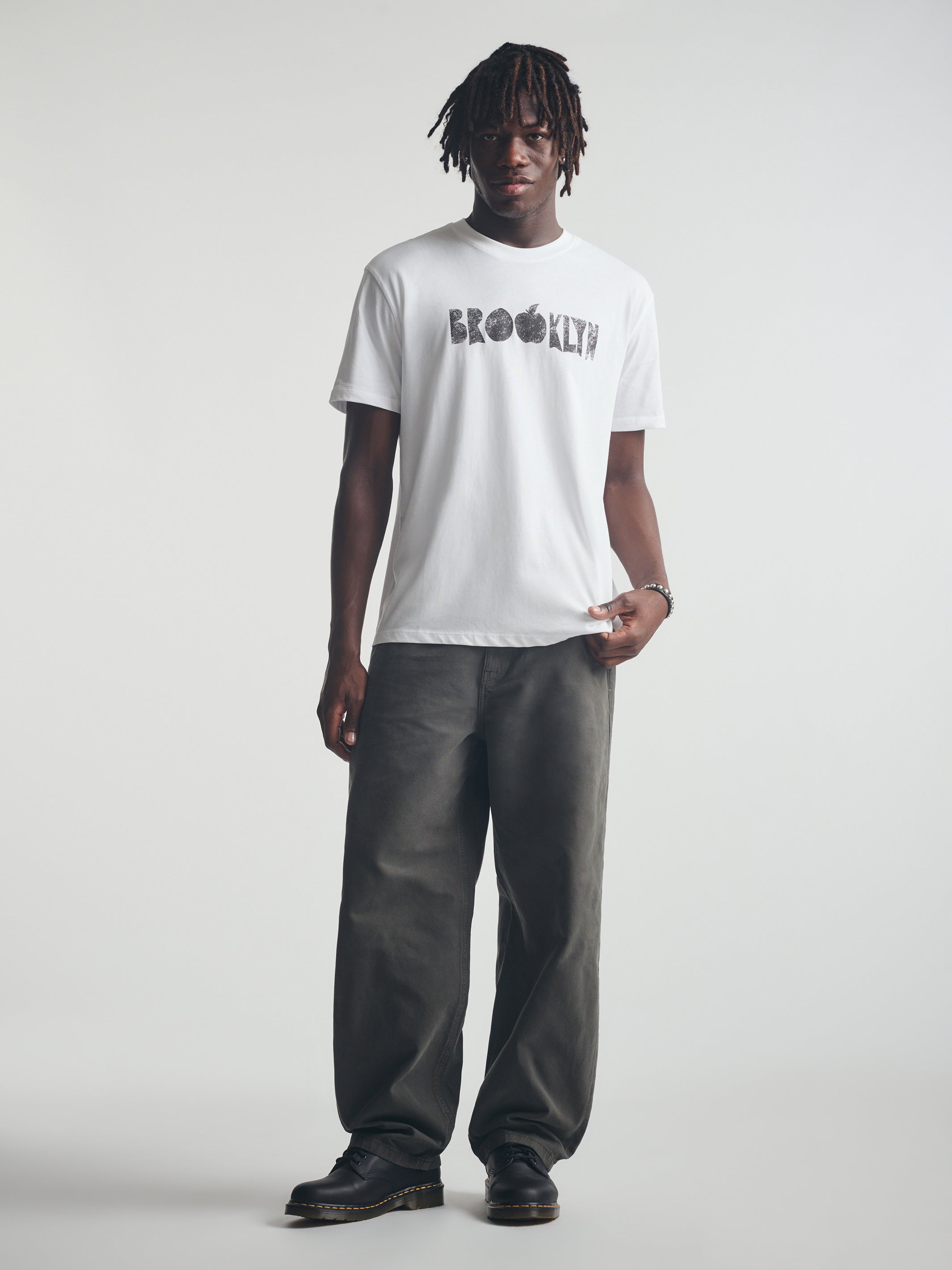 Men's Brooklyn Graphic T-Shirt in White