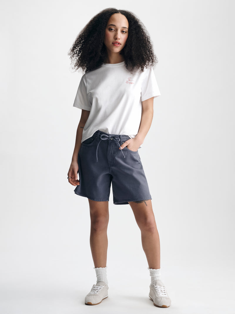 Women's Morgan Shorts in Folkstone Colored Denim - BROOKLYN INDUSTRIES