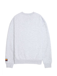 Men's BKLYN Crew Neck Sweatshirt in Grey Melange - BROOKLYN INDUSTRIES