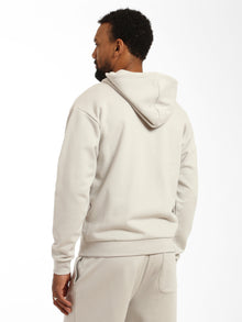 Men's "Brooklyn NY" Zip-Up Hoodie in Luna Rock - BROOKLYN INDUSTRIES