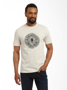 Men's Isometric T-shirt in Silver Birch - BROOKLYN INDUSTRIES