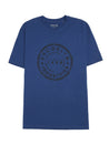 Men's Stamp T-shirt in Navy Peony - BROOKLYN INDUSTRIES