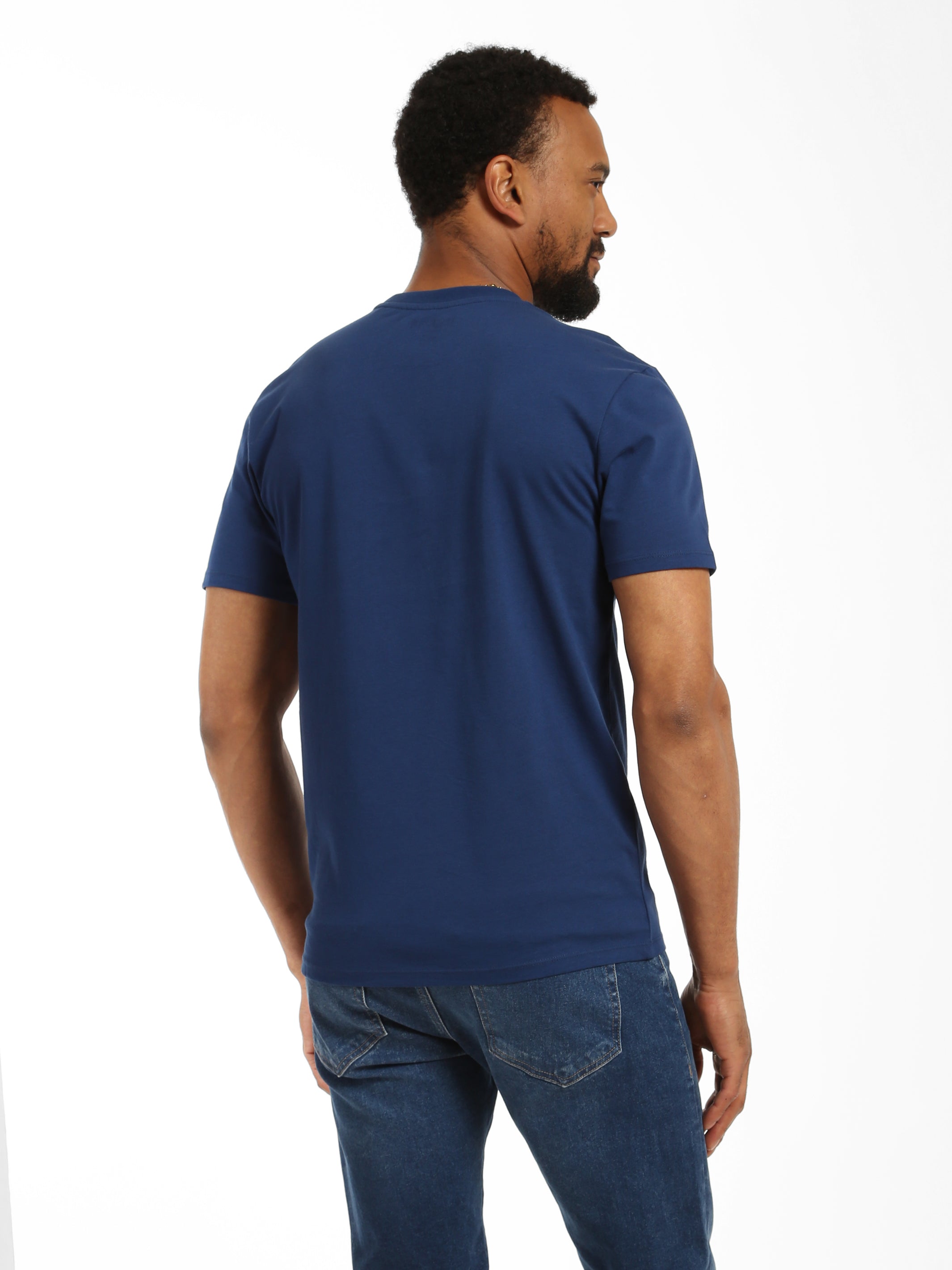 Men's Brooklyn Bridge Pride T-shirt in Mood Indigo - BROOKLYN INDUSTRIES