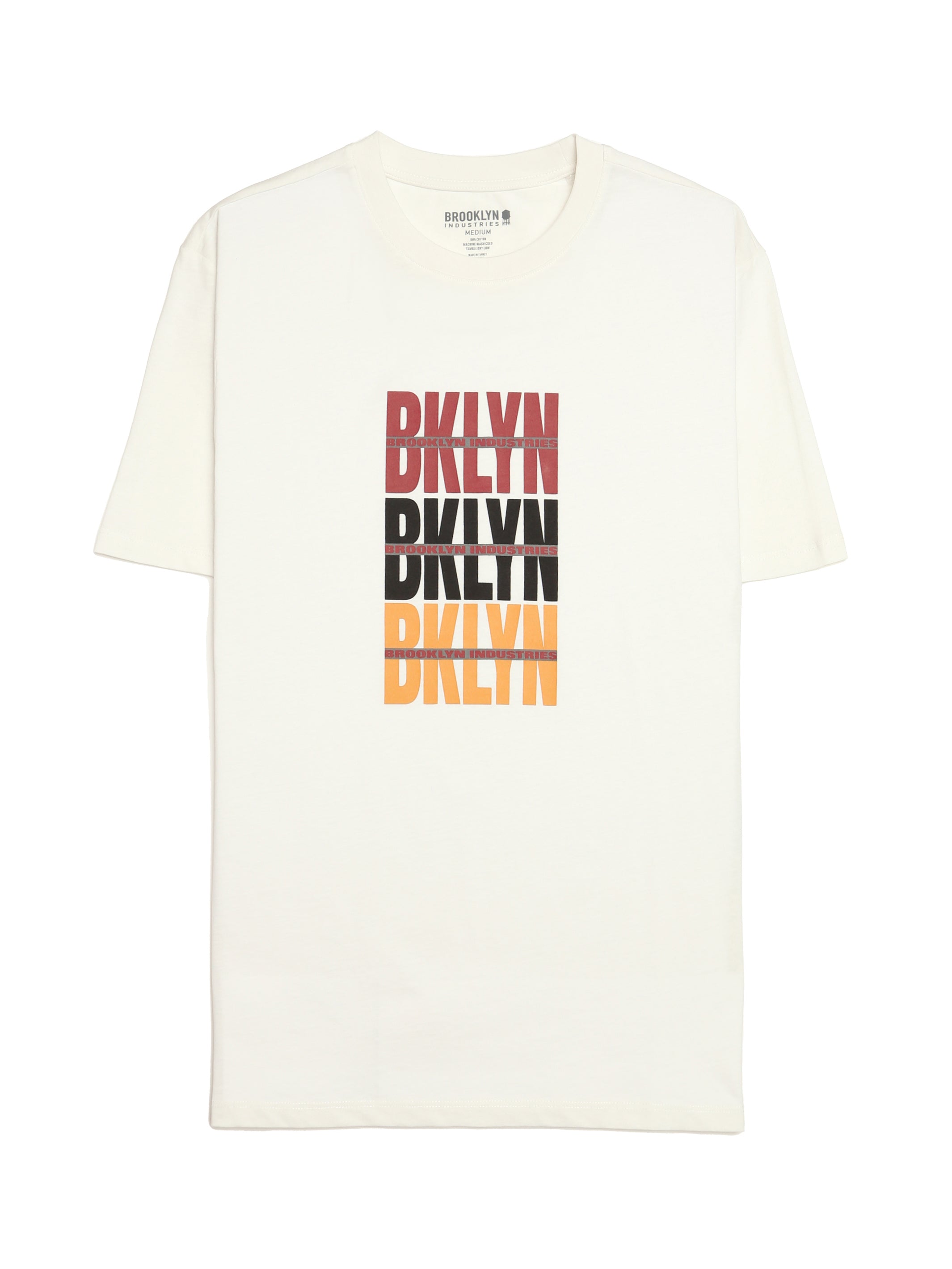 Men's Rep T-shirt in Antique White - BROOKLYN INDUSTRIES