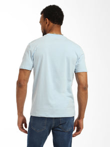 Men's Eagle Stamp T-shirt in Cerulean - BROOKLYN INDUSTRIES