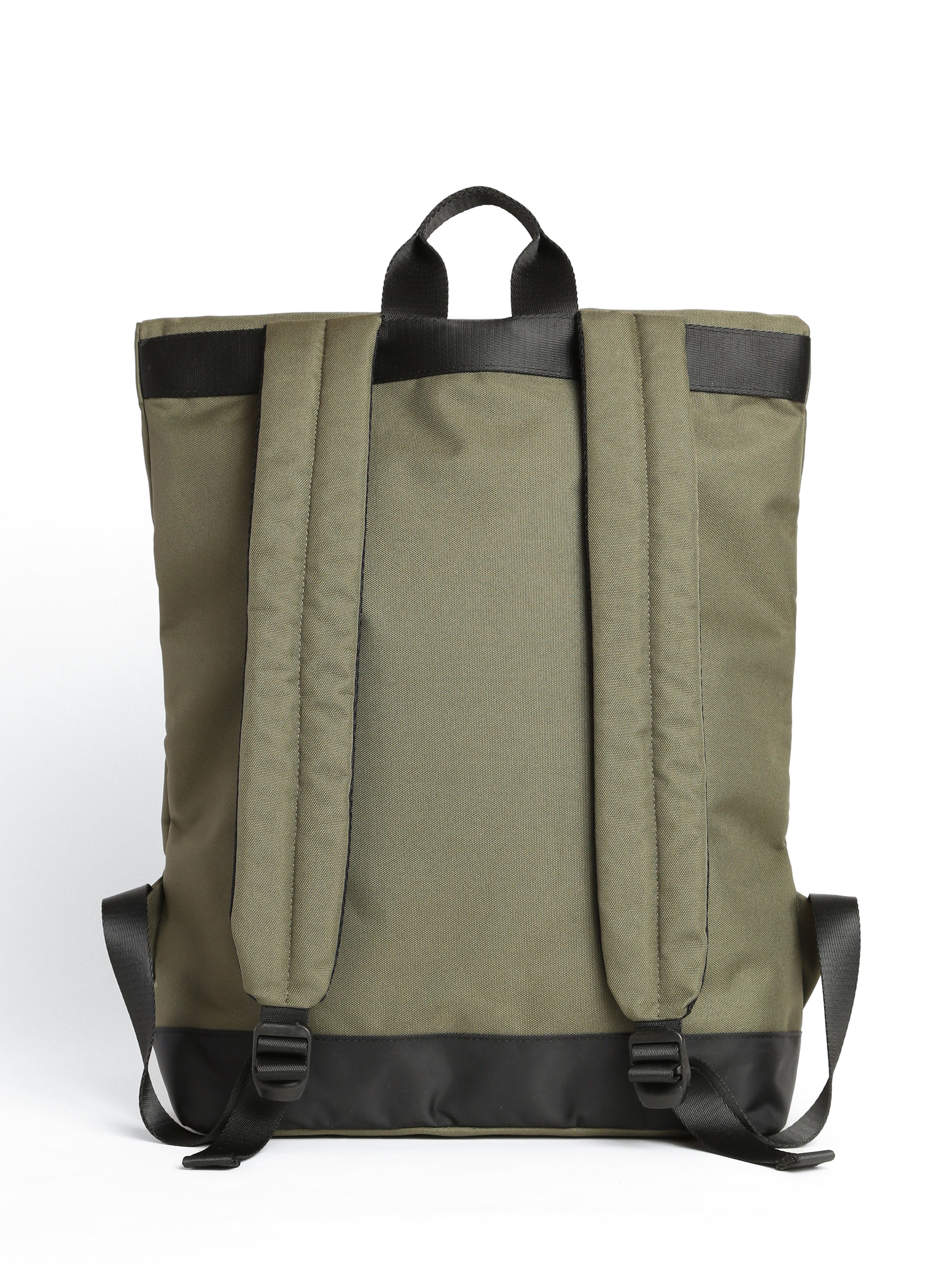 Rolltop Backpack in Khaki - BROOKLYN INDUSTRIES