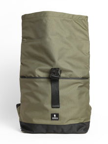 Rolltop Backpack in Khaki - BROOKLYN INDUSTRIES