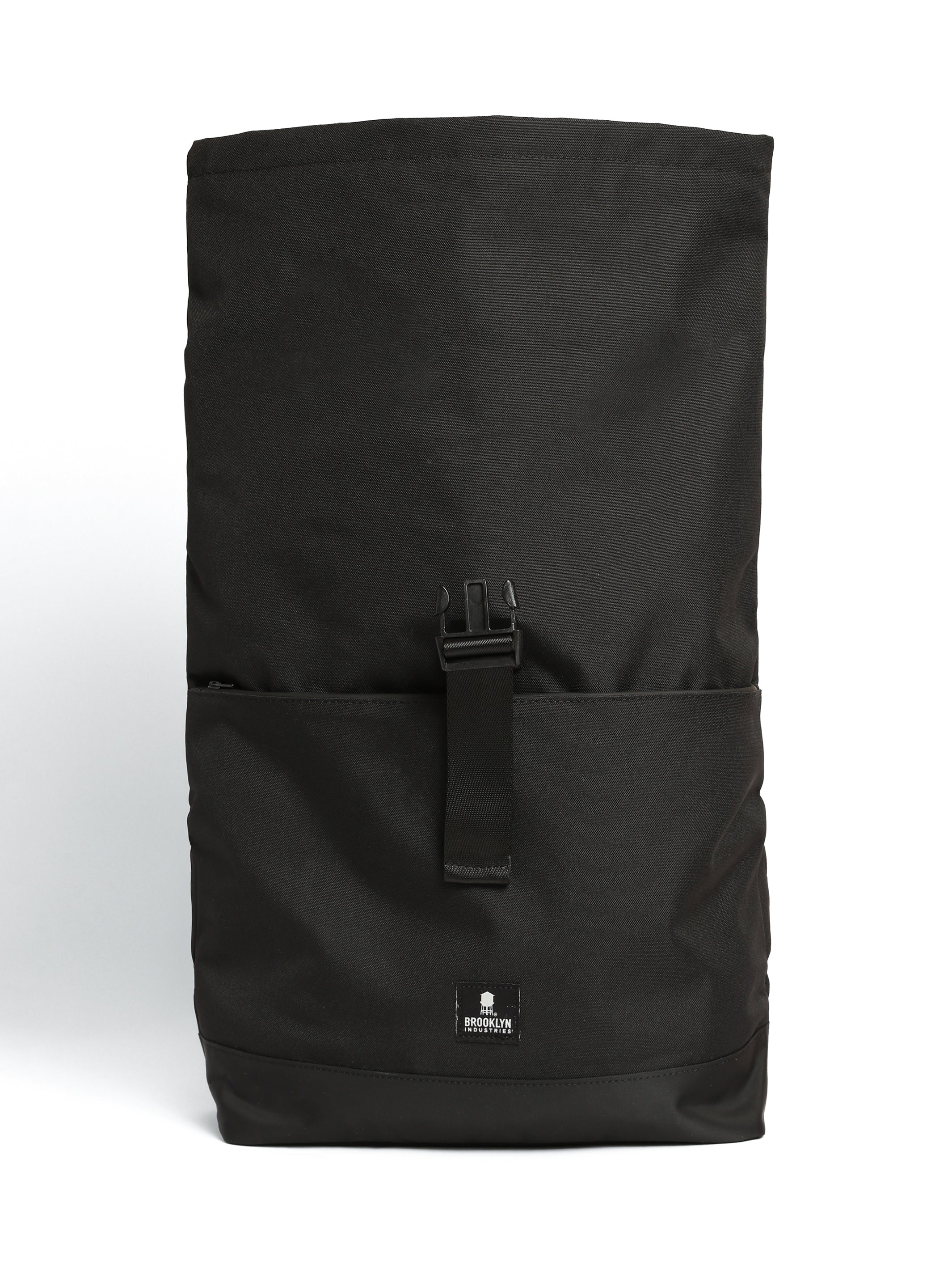 Rolltop Backpack in Black - BROOKLYN INDUSTRIES