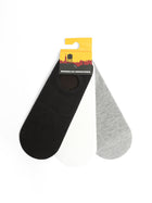 Men's 3-Pack No Show Socks - BROOKLYN INDUSTRIES