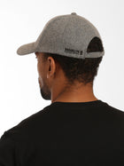 Textured Cap in Grey Melange - BROOKLYN INDUSTRIES