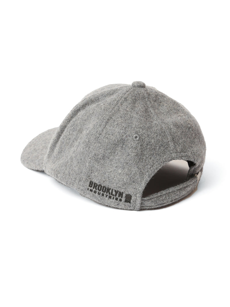 Textured Cap in Grey Melange - BROOKLYN INDUSTRIES