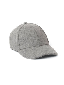 Textured Cap in Grey Melange - BROOKLYN INDUSTRIES