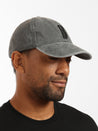 Embroidered Cap in Anthracite - BROOKLYN INDUSTRIES