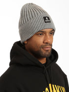 Ribbed Beanie Hat in Grey - BROOKLYN INDUSTRIES