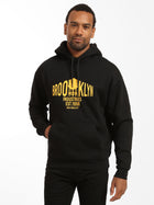 Men's Water Tower Hoodie in Jet Black - BROOKLYN INDUSTRIES