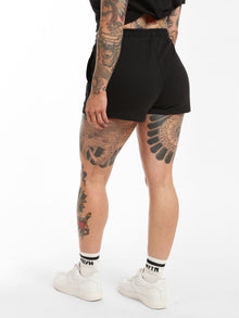 Women's Sweat Shorts in Black - BROOKLYN INDUSTRIES