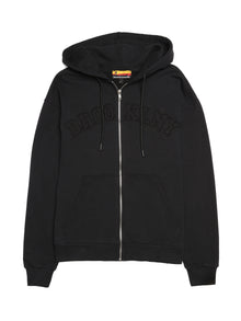 Women's "Brooklyn NY" Zip-Up Hoodie in Black - BROOKLYN INDUSTRIES