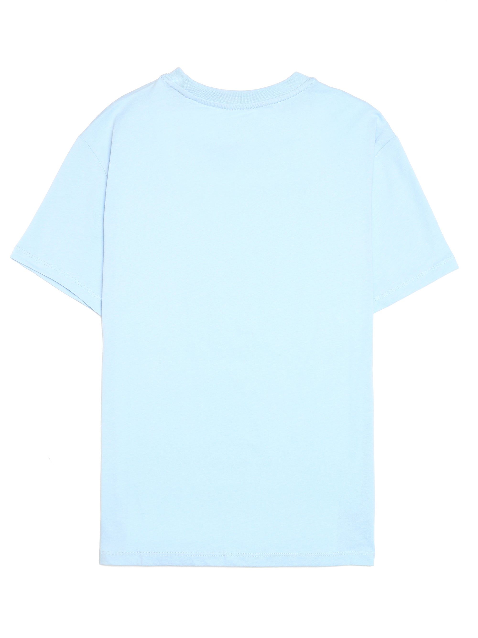 Women's Reversed Brooklyn Print T-shirt in Cerulean - BROOKLYN INDUSTRIES