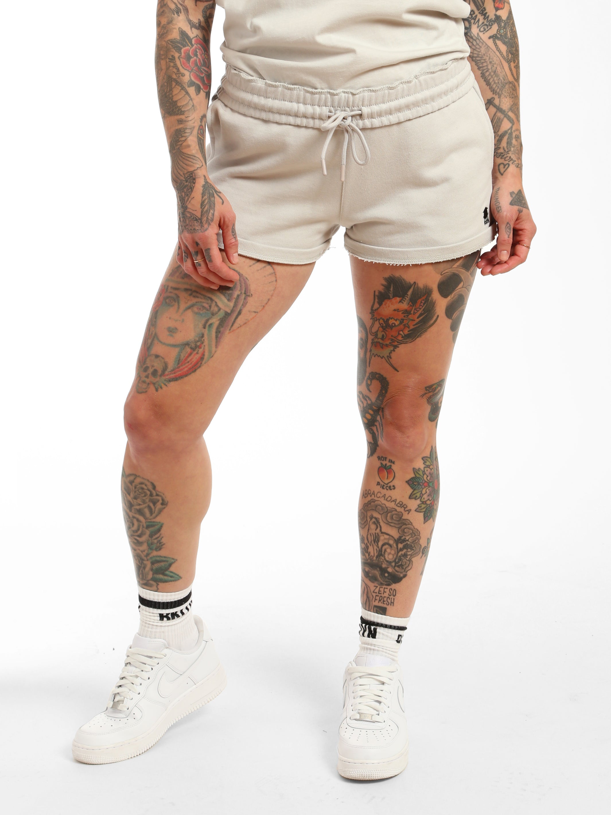 Women's Sweat Shorts in Luna Rock - BROOKLYN INDUSTRIES