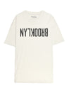 Women's Reversed Brooklyn T-shirt in Silver Birch - BROOKLYN INDUSTRIES