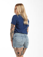 Women's Brooklyn Bridge Pride T-shirt in Mood Indigo - BROOKLYN INDUSTRIES