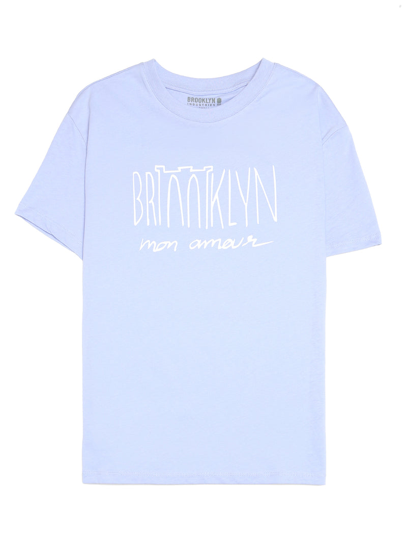 Women's Brooklyn Mon Amour T-shirt in Easter Egg - BROOKLYN INDUSTRIES