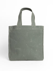 Medium Waxed Canvas Tote Bag in Khaki - BROOKLYN INDUSTRIES