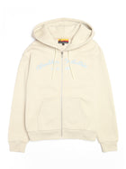 Women's BKI 1998 Zip Up Hoodie in Silver Birch - BROOKLYN INDUSTRIES