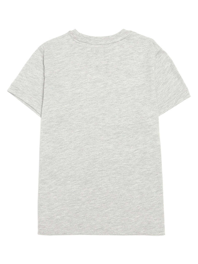 Boy's Brooklyn Headphone Pride T-shirt in Grey Melange - BROOKLYN INDUSTRIES