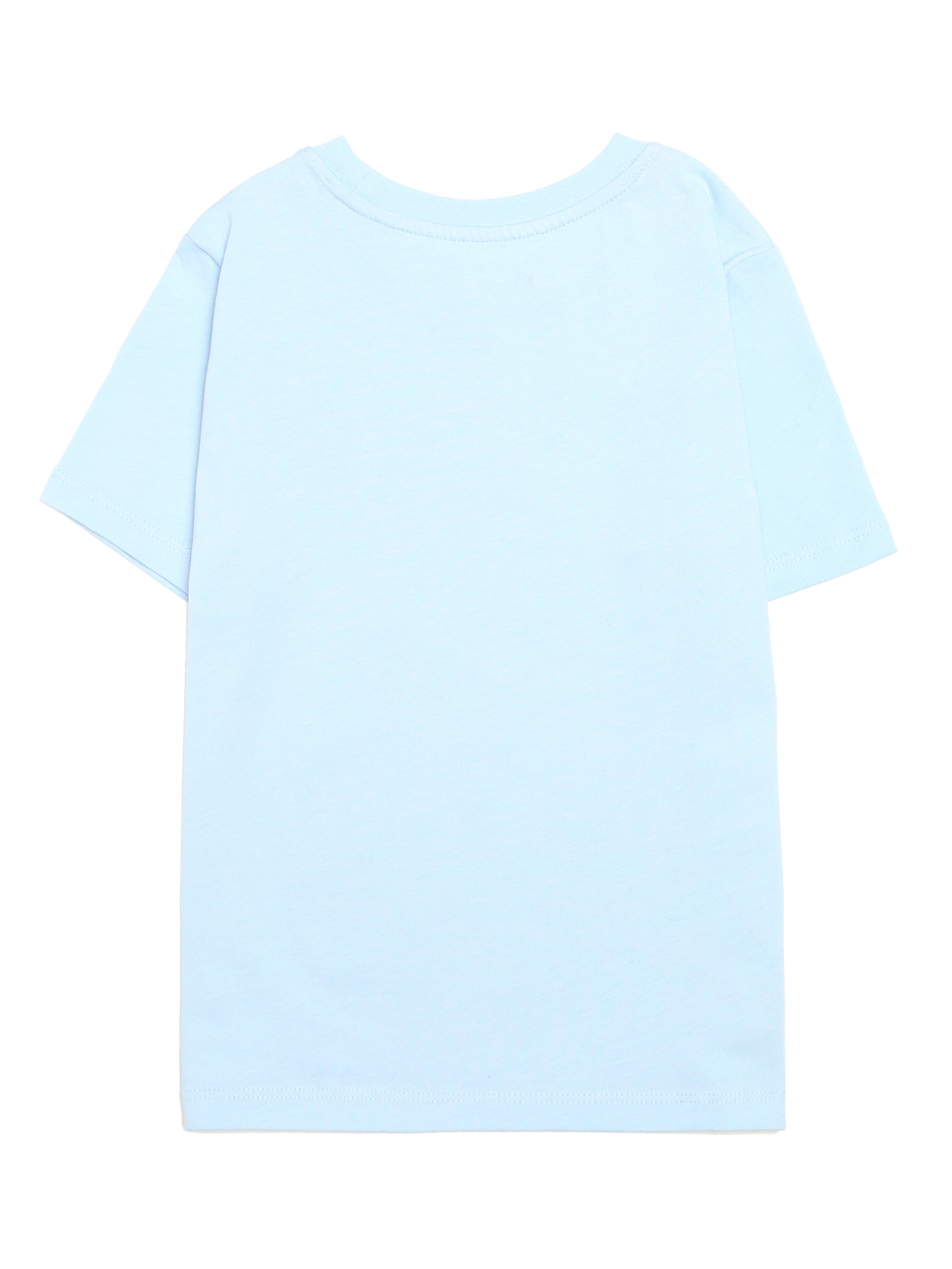 Boy's Reversed Brooklyn T-shirt in Cerulean - BROOKLYN INDUSTRIES