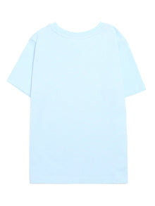 Girl's Reversed Brooklyn T-shirt in Cerulean - BROOKLYN INDUSTRIES