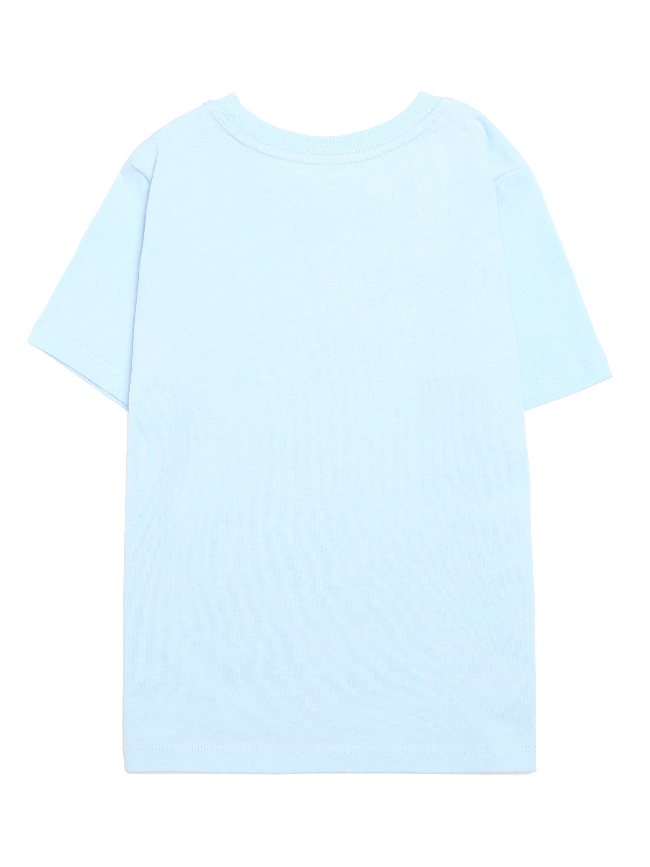 Girl's Reversed Brooklyn T-shirt in Cerulean - BROOKLYN INDUSTRIES