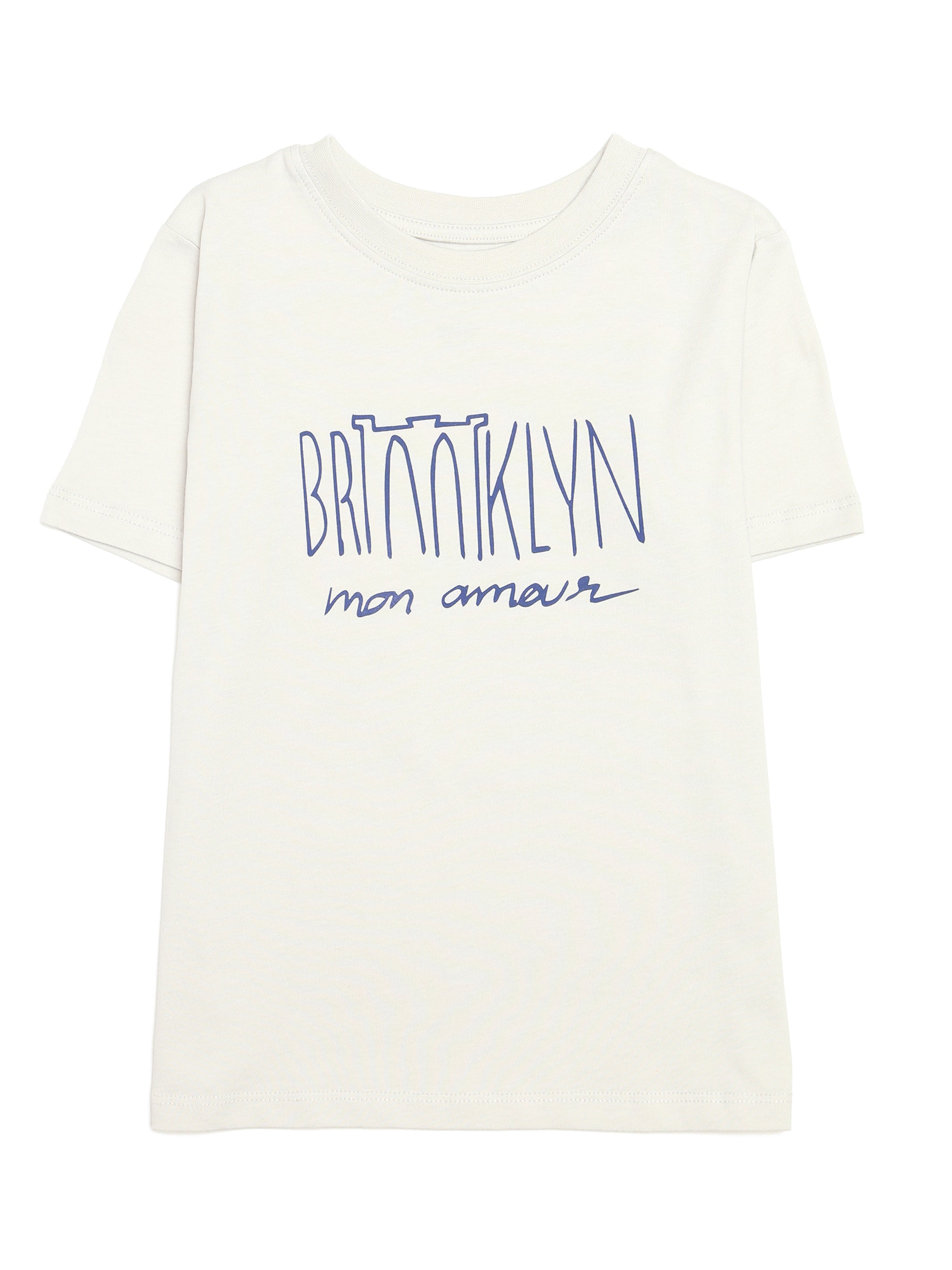 Girl's Brooklyn Amour T-shirt in Luna Rock - BROOKLYN INDUSTRIES