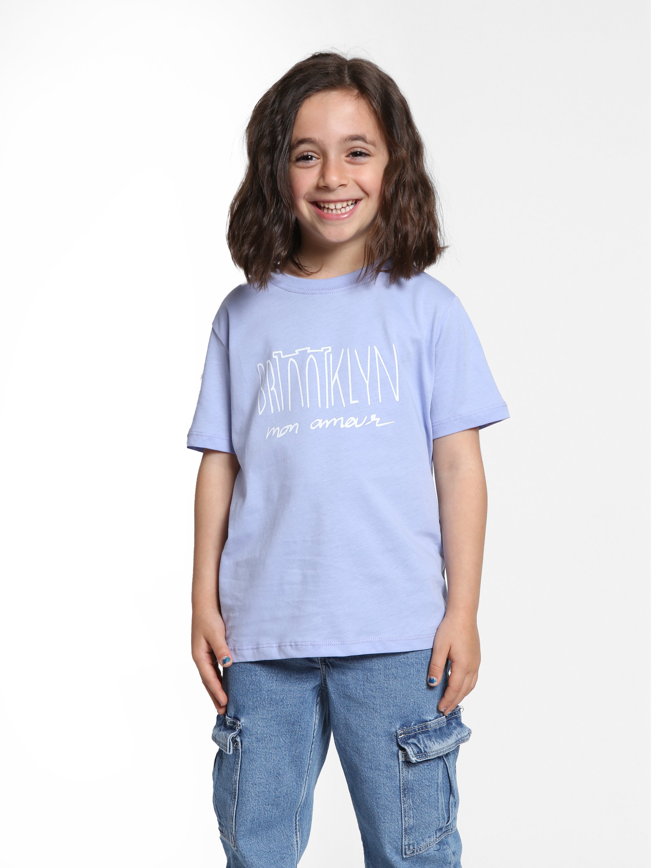 Girl's Brooklyn Amour T-shirt in Easter Egg - BROOKLYN INDUSTRIES