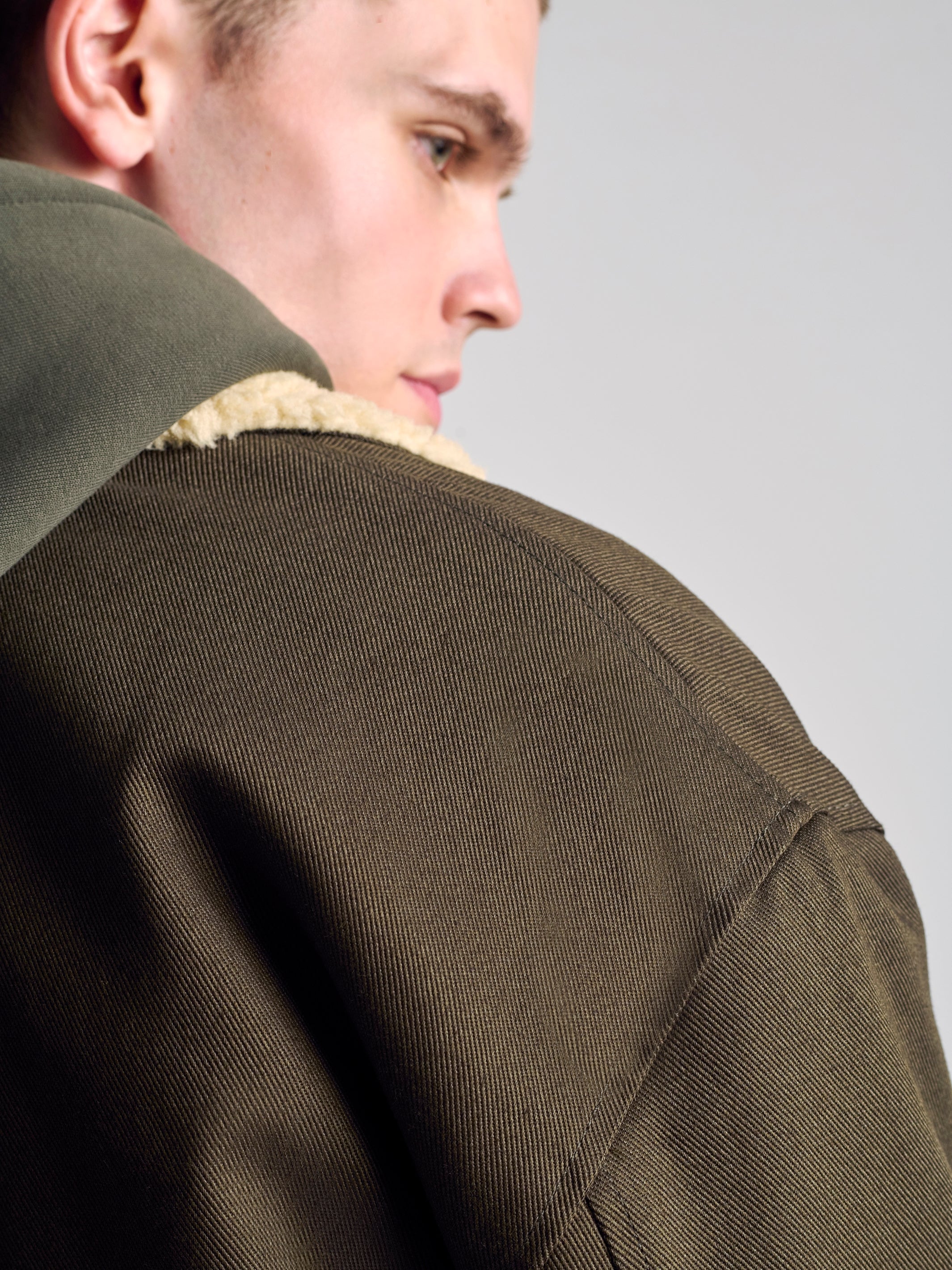 Men's Jacket In Moss - BROOKLYN INDUSTRIES