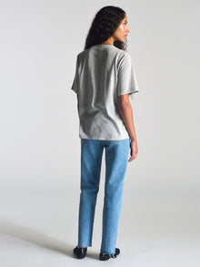 Women's Brooklyn T-Shirt In Grey Melange - BROOKLYN INDUSTRIES