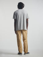 Men's Brooklyn T-Shirt in Mid Grey Melange