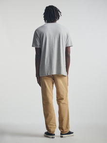 Men's Brooklyn T-Shirt in Mid Grey Melange
