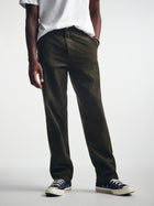 Men's Utility Pants In Dark Olive Cord - BROOKLYN INDUSTRIES