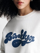 Women's Brooklyn Industries Sweatshirt in Antique White - BROOKLYN INDUSTRIES