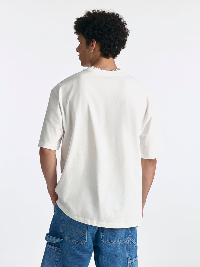Men's One Love One Brooklyn T-Shirt in White - BROOKLYN INDUSTRIES