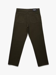 Men's Utility Pants In Dark Olive Cord