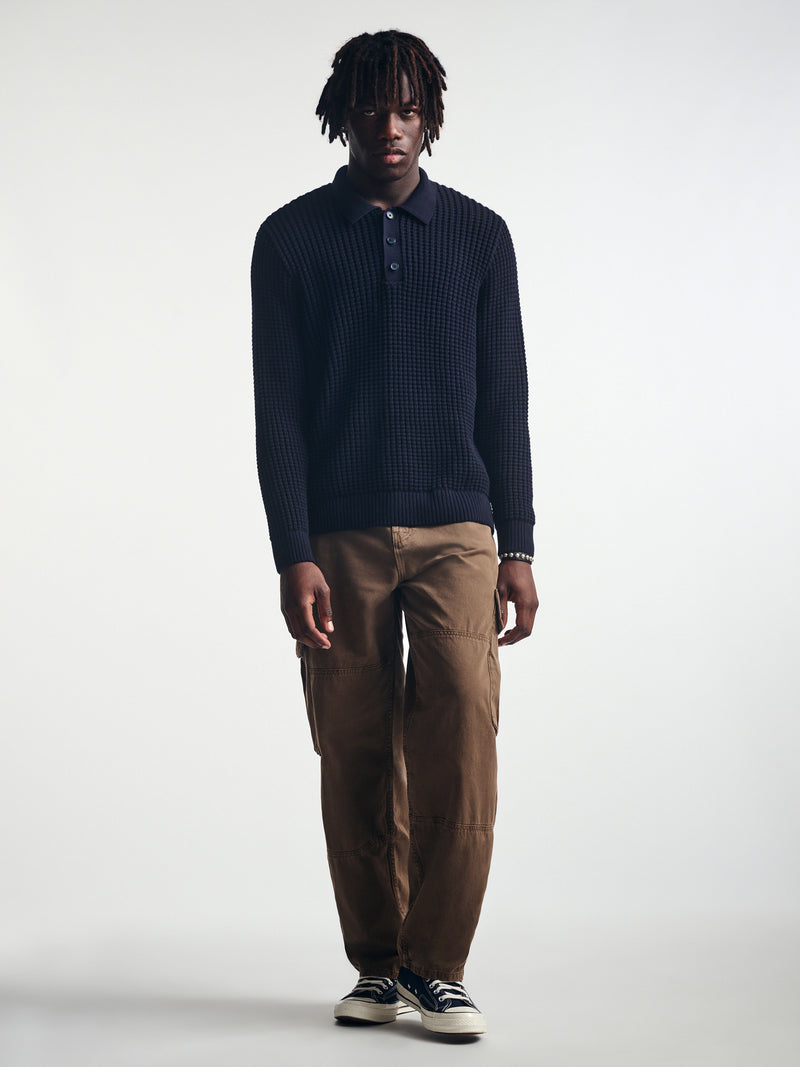 Men's Cargo Pants in Mocha Twill