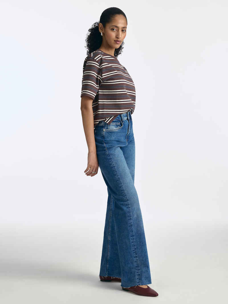 Park High Rise Wide Leg Jeans in Indigo Denim - BROOKLYN INDUSTRIES