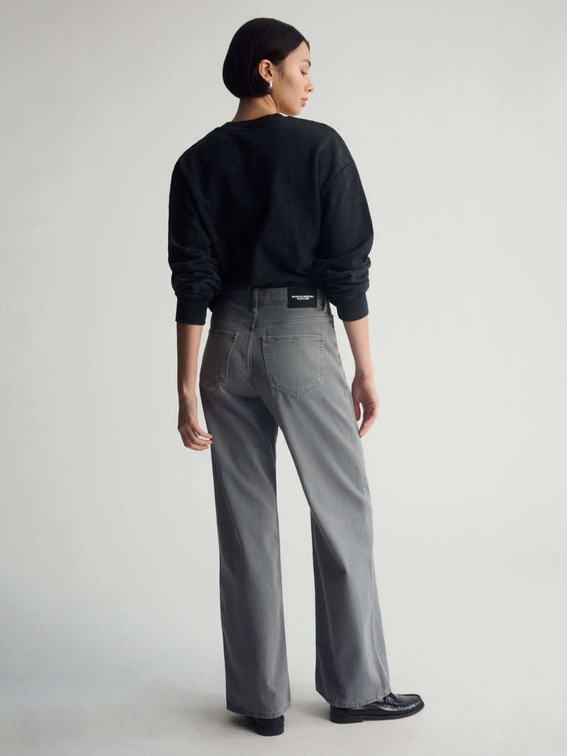 Women's Brooklyn Wide Leg Pants In Quiet Shade - BROOKLYN INDUSTRIES