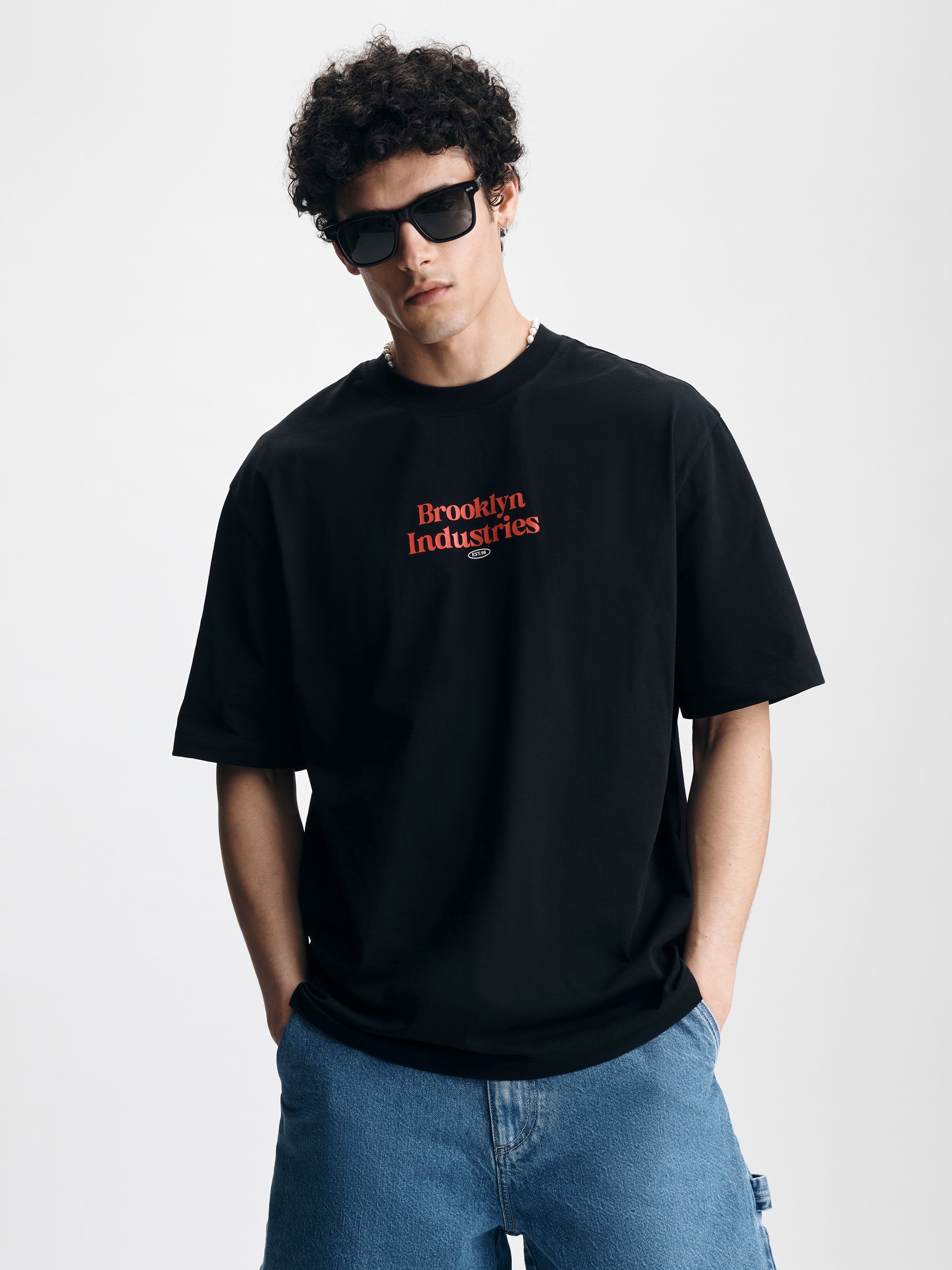 Men's Brooklyn Gaming T-Shirt in Black - BROOKLYN INDUSTRIES