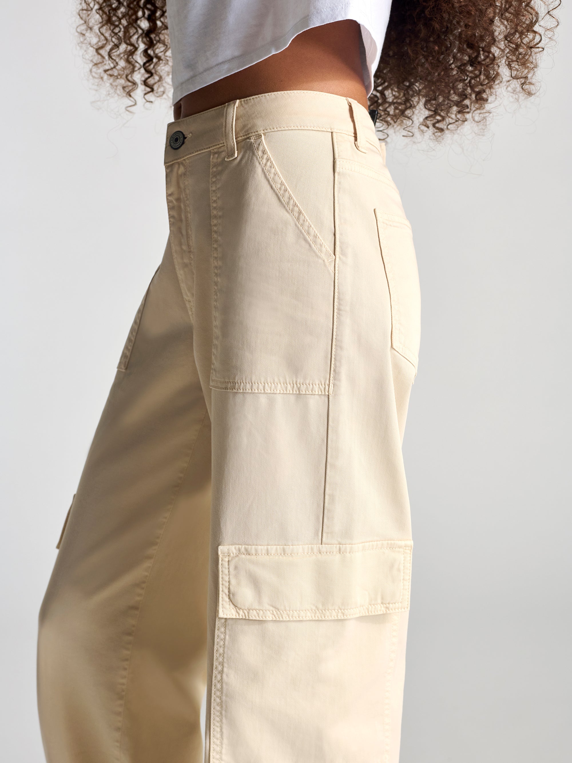 Women's Cargo Pants In French Oak Twill - BROOKLYN INDUSTRIES